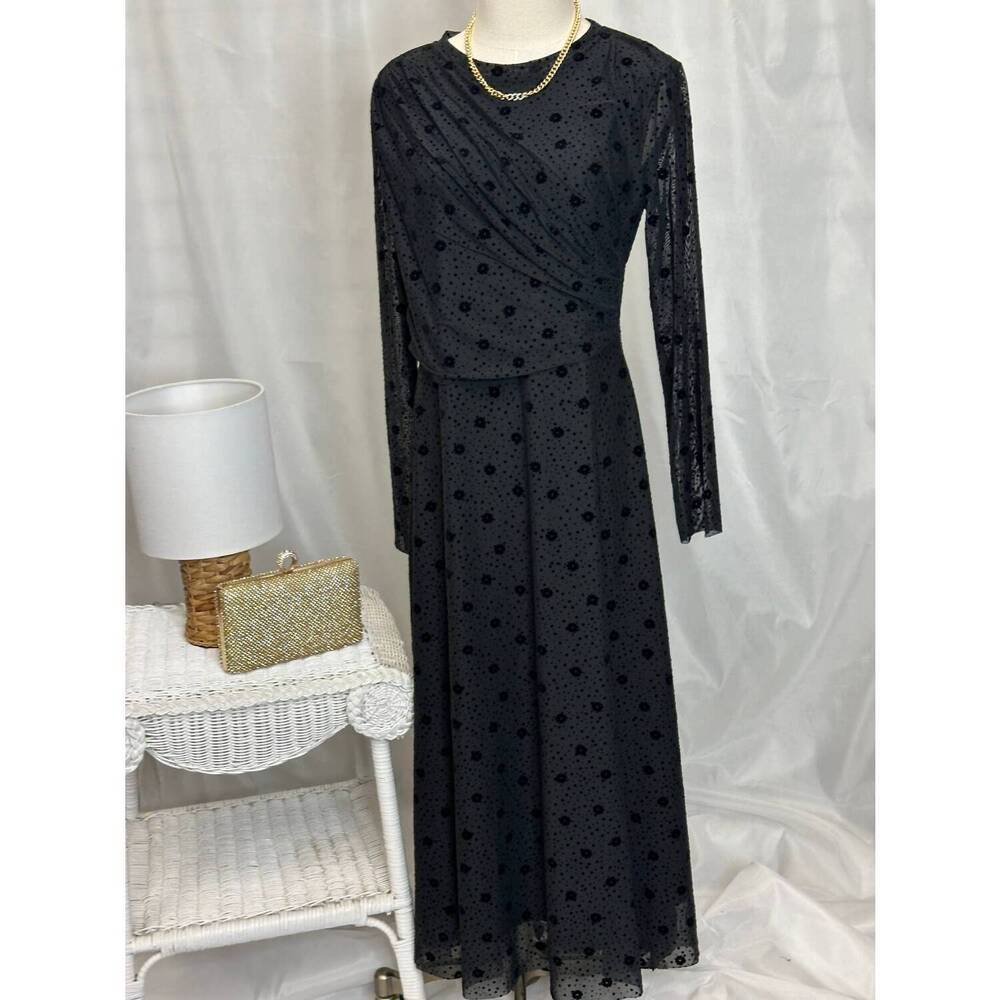 NEW ISLE APPAREL women's drapery maxi dress in flor